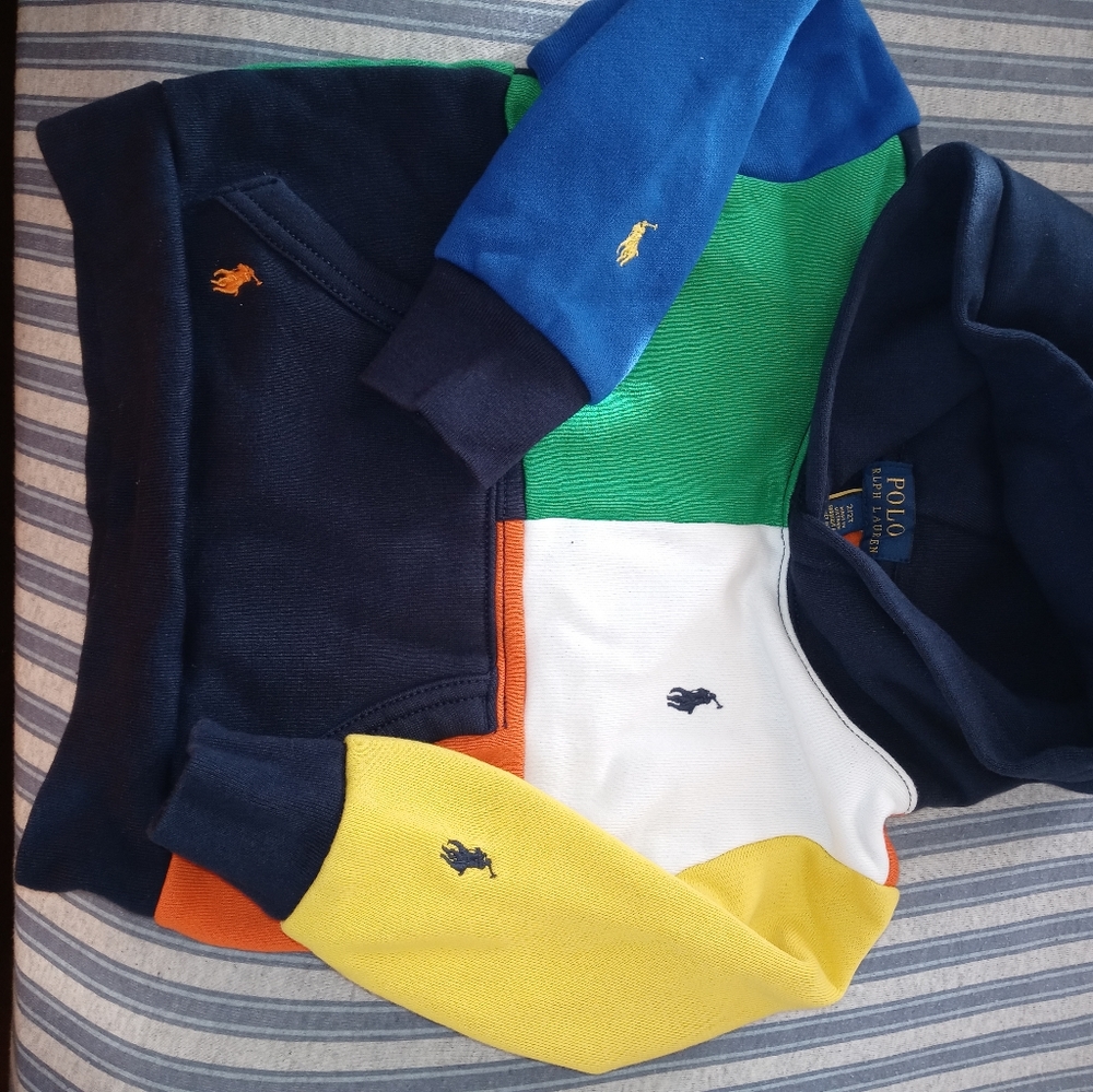 Polo color block sweatshirt